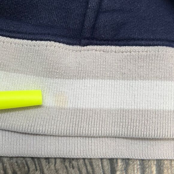 🔥🏈 Vintage NEW ENGLAND PATRIOTS NFL Embroidered Fleece HOODIE Size Large - Picture 11 of 13